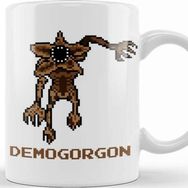 Baskı Dükkanı Stranger Things Demogorgon Pixellated Kupa