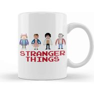 Baskı Dükkanı Stranger Things Pixel Characters 1 Kupa