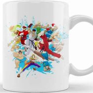 Baskı Dükkanı Street Fighter Fighting Street Porselen Kupa