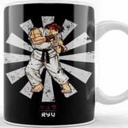 Baskı Dükkanı Street Fighter Ryu Porselen Kupa