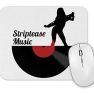 Baskı Dükkanı Striptease Music Müzik Mouse Pad