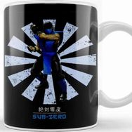Baskı Dükkanı Sub Zero Retro Japanese Mortal Kombat Kupa