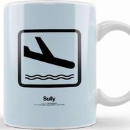 Baskı Dükkanı Sully Movie Silhouette Kupa