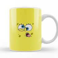Baskı Dükkanı Sünger Bob Sponge Bob 011 Beyaz Porselen Kupa Bardak