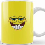 Baskı Dükkanı Sünger Bob Sponge Bob 014 Beyaz Porselen Kupa Bardak