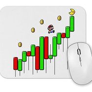 Baskı Dükkanı Super Crypto World Süper Mario Mouse Pad