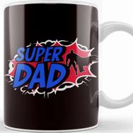Baskı Dükkanı Super Father Dad Daddy Poppa Papa Husband Stepdad Grandpa Kupa