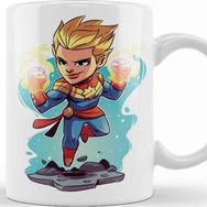 Baskı Dükkanı Super Hero Marveleous Kupa