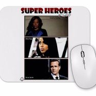 Baskı Dükkanı Super Herois Direito Mouse Pad