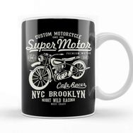 Baskı Dükkanı Super Motor Brooklyn Kupa