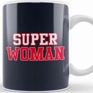 Baskı Dükkanı Super Woman Kupa