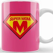 Baskı Dükkanı Superhero Super Mom Süperanne Kupa
