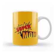 Baskı Dükkanı Supermom Süperanne 03 Beyaz Porselen Kupa Bardak