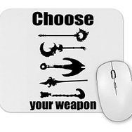Baskı Dükkanı Support Choose Your Weapon Mouse Pad
