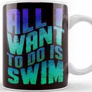 Baskı Dükkanı Swim Swimmer Swimming Pool Instructor Coach Water Sports Beyaz Porselen Kupa Bardak