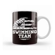 Baskı Dükkanı Swimming Team American Us Flag Swimmer Swim Athlete Coach Beyaz Porselen Kupa Bardak