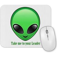 Baskı Dükkanı Take Me To Your Leader Alien Uzaylı Mouse Pad
