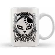 Baskı Dükkanı Tanjiro Kamado Engraving Demon Slayer Mask Dark Kupa