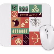 Baskı Dükkanı Teen Wolf Piktogram Mouse Pad