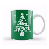 Baskı Dükkanı Teenage Mutant Ninja Turtles Christmas Tree Silhouette Kupa