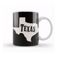 Baskı Dükkanı Texas Map Vintage Kupa