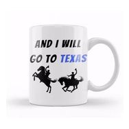 Baskı Dükkanı Texas Quote Vintage Retro Kupa