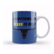 Baskı Dükkanı Texas Quote Vintage Retro Rainbow Style Kupa