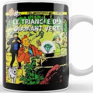 Baskı Dükkanı The Adventures Of Tintin L'etoile Mysterieuse Vintage Style Cover Kupa