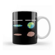 Baskı Dükkanı The Brain Of Flat Earthers Flat Earth Kupa