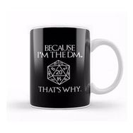 Baskı Dükkanı The Dungeon Master Because I'm The Dm That's Why Beyaz 330 ml Porselen Kupa Bardak