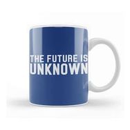 Baskı Dükkanı The Future Is Unknown Slogan Beyaz 330 ml Porselen Kupa Bardak