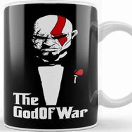 Baskı Dükkanı The God Of War Godfather Beyaz 330 ml Porselen Kupa Bardak