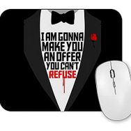 Baskı Dükkanı the Godfather Suit Mouse Pad