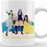 Baskı Dükkanı The Good Place Pop Art Design Beyaz 330 ml Porselen Kupa Bardak