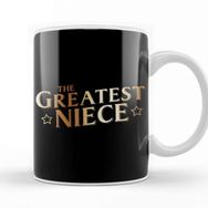 Baskı Dükkanı The Greatest Niece Beyaz 330 ml Porselen Kupa Bardak
