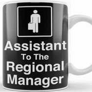 Baskı Dükkanı The Office Assistant To The Regional Manager White Porselen Beyaz Kupa Bardak