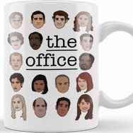 Baskı Dükkanı The Office Crew Porselen Beyaz Kupa Bardak