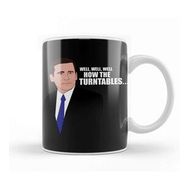 Baskı Dükkanı The Office Michael Scott Turntables Porselen Beyaz Kupa Bardak