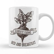 Baskı Dükkanı The Office Schrute Farms Bed Breakfast 01 Porselen Beyaz Kupa Bardak
