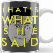 Baskı Dükkanı The Office Us That's What She Said Porselen Beyaz Kupa Bardak