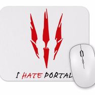 Baskı Dükkanı the Witcher I Hate Portals Mouse Pad