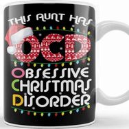 Baskı Dükkanı This Aunt Has Obsessive Christmas Disorder Kupa