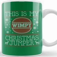 Baskı Dükkanı This Is My Wimpy Christmas Jumper Kupa