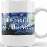Baskı Dükkanı Til Death We Do Art Starry Night Kupa