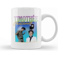 Baskı Dükkanı Timothee Chalamet Retro Tee 01 Kupa