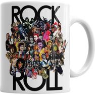 Baskı Dükkanı Tişört Rockn Roll Porselen Kupa