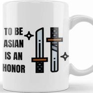 Baskı Dükkanı To Be Asıan Is An Honor Stop Asian Hate Porselen Beyaz Kupa Bardak