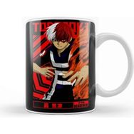 Baskı Dükkanı Todoroki Manga My Hero Academia Porselen Beyaz Kupa Bardak