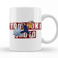 Baskı Dükkanı Todoroki Shoto Todoroki Half Half Porselen Beyaz Kupa Bardak