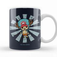 Baskı Dükkanı Tony Tony Chopper Retro Japanese One Piece Porselen Beyaz Kupa Bardak